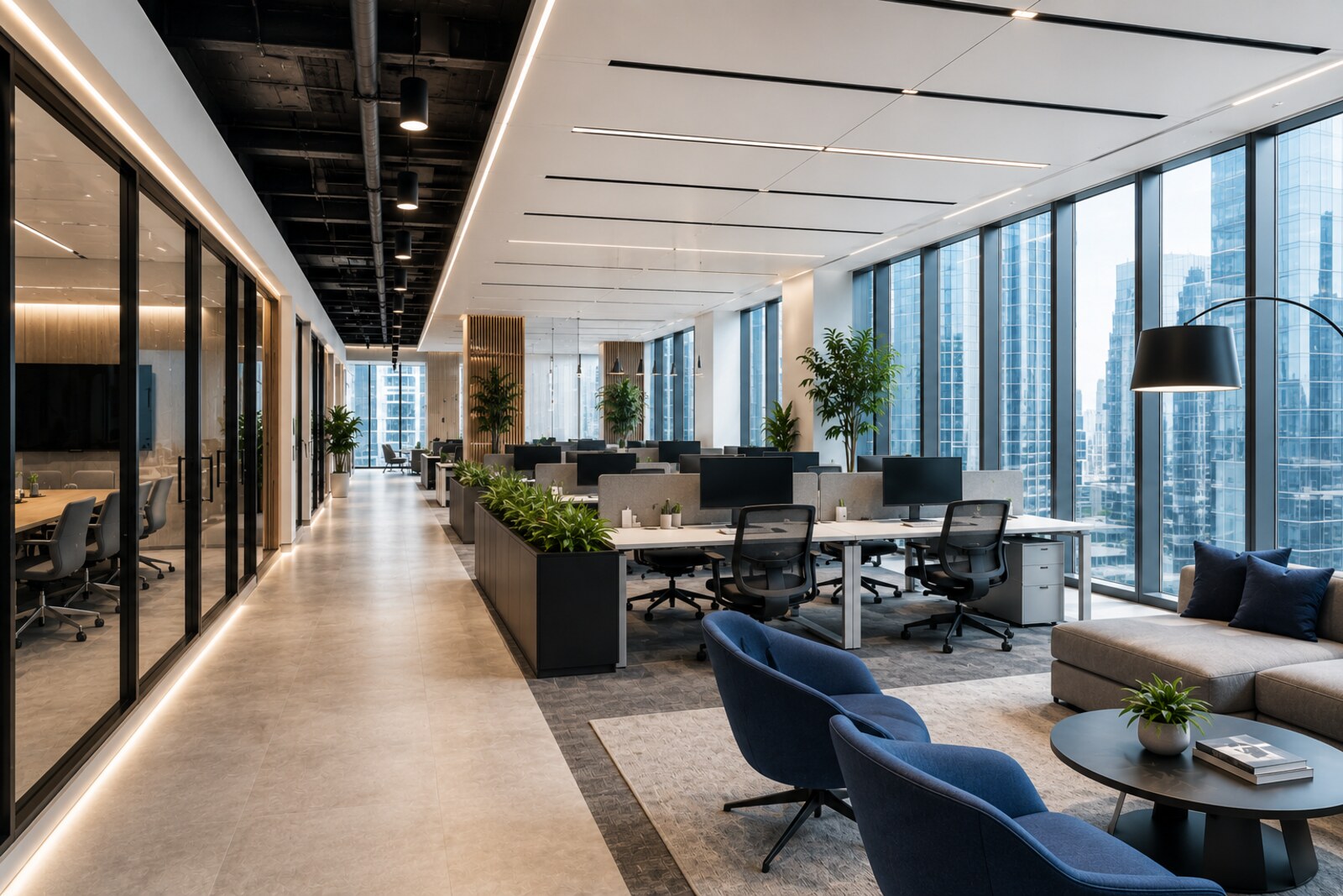 Modern workplace fitout